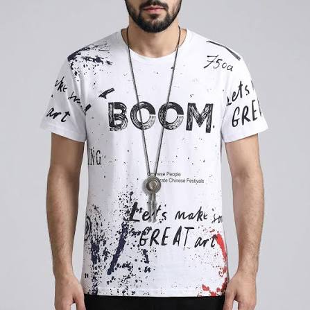 Print White T-Shirt